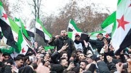 sirios celebran Bachar al Asad