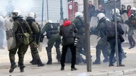 Disturbios en Grecia