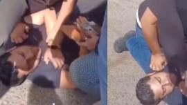 Ministeriales en Puebla son separados del cargo tras confundir y someter a ciudadano