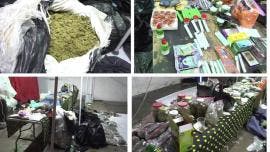 Detienen a cinco con 100 kilos de marihuana en la colonia Morelos, Venustiano Carranza