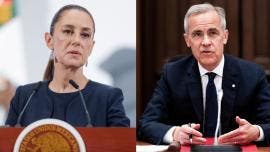 Sheinbaum y primer ministro de Canadá dialogan sobre el T-MEC