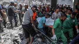 Bombardeos en Gaza