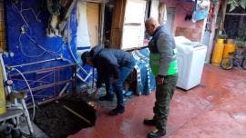 Se abre socavón en inmueble de Miguel Hidalgo y afecta a ocho familias
