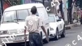 amenaza hombre machete Los Reyes Culhuacan vecinos