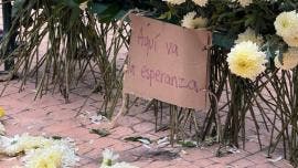 ofrenda floral jardin Che Guevara Fidel Castro
