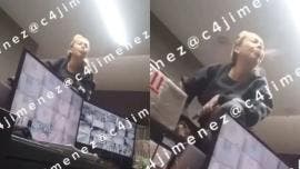 peruana escupe mujer edificio Narvarte