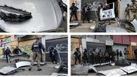 decomisan cerca 10 toneladas autopartes San Felipe Jesus