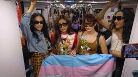 El Metro como escenario de lucha: mujeres trans reclaman su lugar