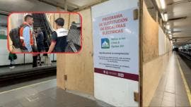 Metro sustituye escaleras eléctricas en Bellas Artes; modifican ascensos y descensos