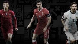 Cristiano, Messi y Lewandowski finalistas al premio The Best