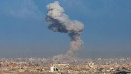 Ataques aéreos israelíes en la Franja de Gaza