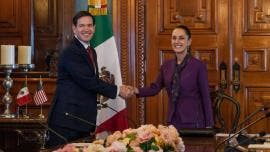 Claudia Sheinbaum y Marco Rubio
