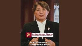 Spot del segundo informe de Delfina Gómez