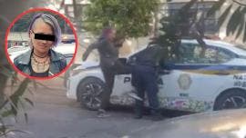 Detienen a mujer que agredió a un policía 