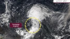Tormenta tropical ‘Gabrielle’ 