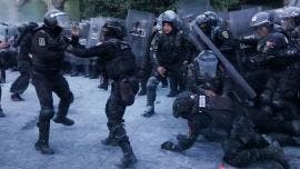 Bloque Negro vs Policías