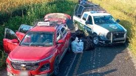 camioneta robada con 200 kilos de marihuana 