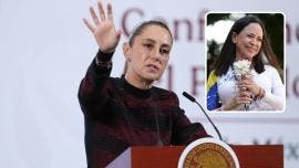 Claudia Sheinbaum y María Corina Machado