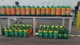 Más de mil litros de metanfetamina oculta en envases de limpiador