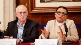 Julio Berdegué y Rosa Icela Rodríguez