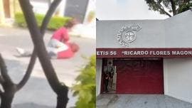 Los padres de Sisley acudieron al CETis 56 para denunciar los hechos, pero las autoridades escolares se deslindaron argumentando que la agresión ocurrió fuera de las instalaciones.