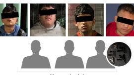 En total, los siete detenidos, de 15, 16, 18, 20 y 28 años, fueron puestos a disposición del Ministerio Público junto con el material asegurado para determinar su situación jurídica.