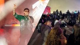 FANS ESPERAN 7 HORAS A JUNIOR H EN TIJUANA