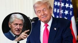 Donald Trump y Bill Clinton 