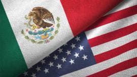 Banderas México y EU