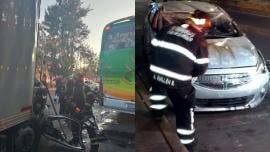 Las autoridades reiteraron el llamado a conducir con precaución y a reportar cualquier emergencia a los números oficiales.