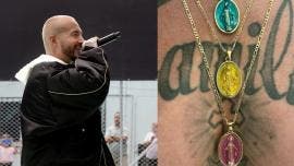 J Balvin es captado en la basilica