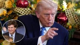 Donald Trump y Tucker Carlson