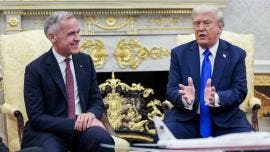 Mark Carney y Donald Trump 