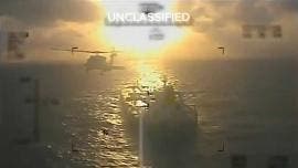 petrolero en aguas internacionales del mar Caribe frente a las costas de Venezuela