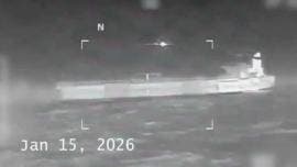 Petrolero Veronica en aguas del Caribe