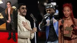 Bad bunny y Kendrick lamar obtienen sus primeros premios en los Grammy 2026