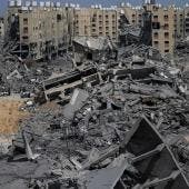 Gaza en ruinas por bombardeos israelíes (EFE)