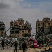 Gaza en ruinas por bombardeos israelíes (EFE)