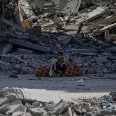 Gaza en ruinas por bombardeos israelíes (EFE)