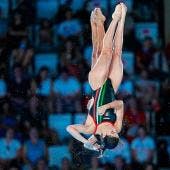 Gabriela Agúndez y Alejandra Orozco no subieron al podio como en Tokio 2020 (Mexsport)