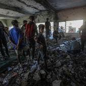 Brutal bombardeo israelí contra escuela en Gaza deja 28 muertos (EFE)