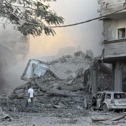 Bombardeos en Gaza