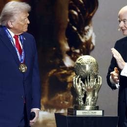Donald Trump y Gianni Infantino