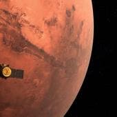 Sonda Hope en la órbita de Marte (EFE)