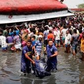 27 muertos al hundirse un barco en un río de Bangladesh (EFE)