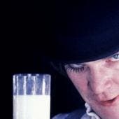 l actor británico Malcolm McDowell, protagonista de 'La naranja mecánica' de 1971.