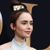 La actriz británica Lily Collins protagonista de la serie 'Emily in Paris'.