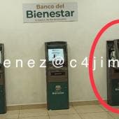 Intento de robo en cajero del Banco Bienestar