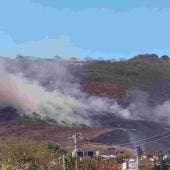 Oaxaca Monte Alban incendio