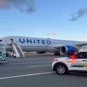 Aterriza de emergencia vuelo de United en Nueva York: varios heridos 